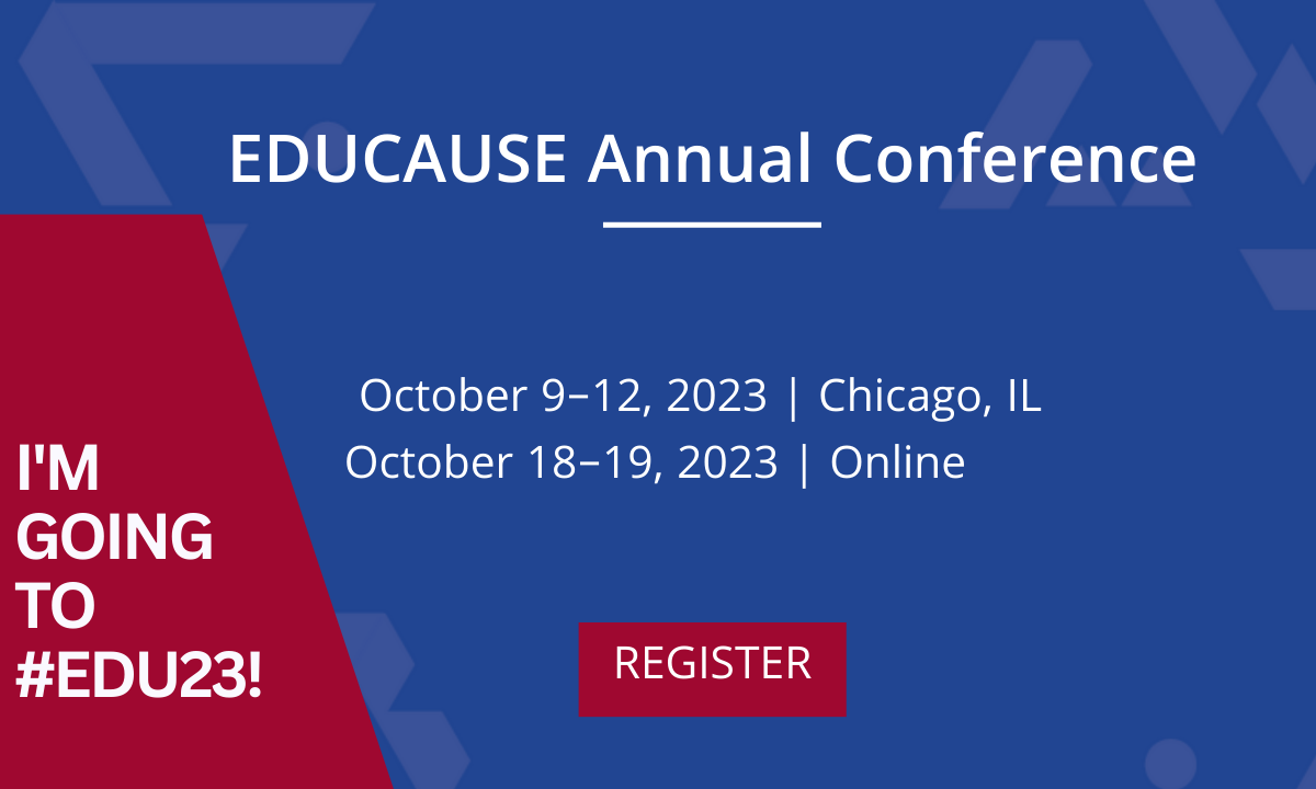 The EDUCAUSE Annual Conference connects the best thinkers in higher